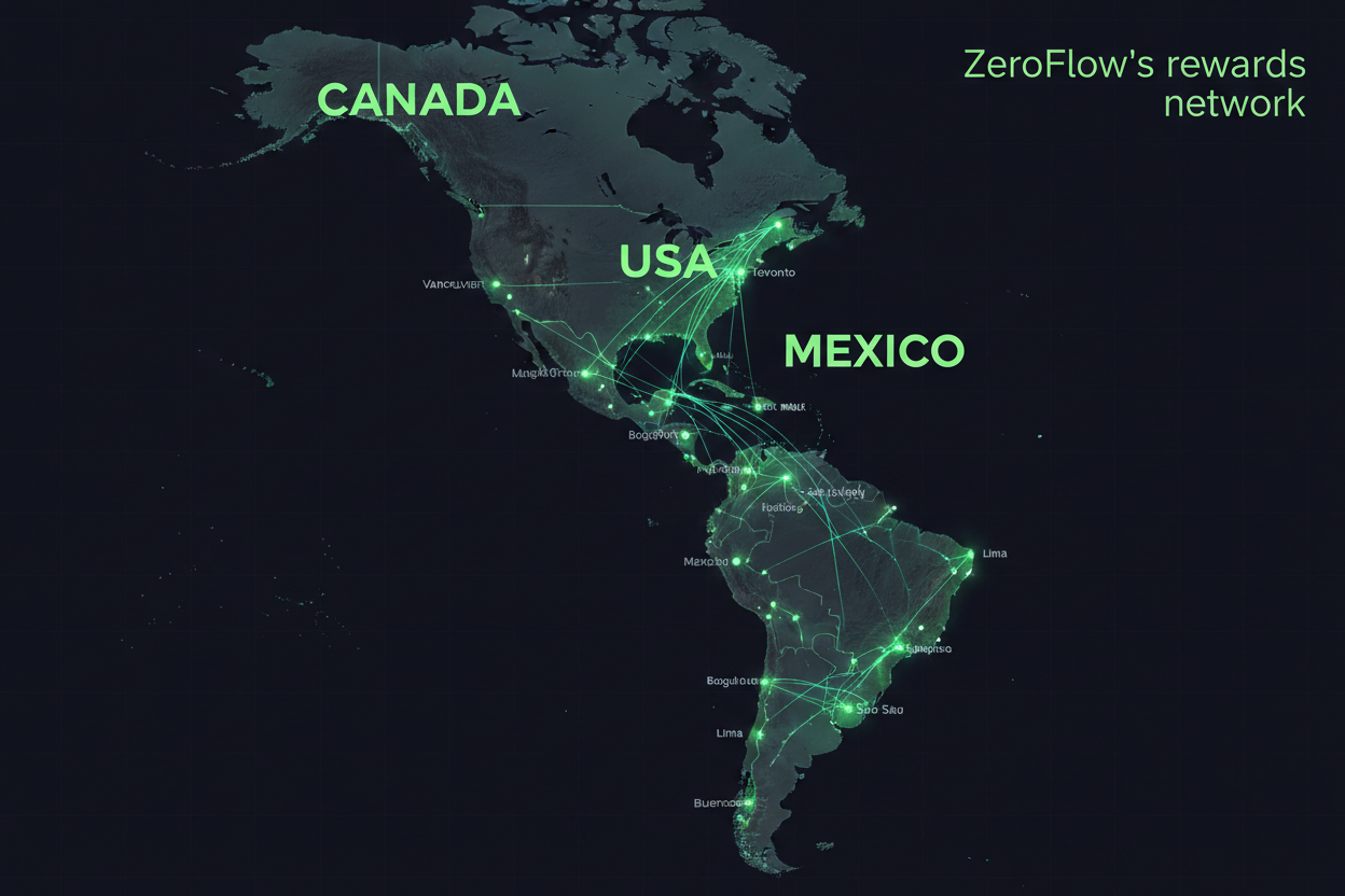 ZeroFlow Cross-Border Map